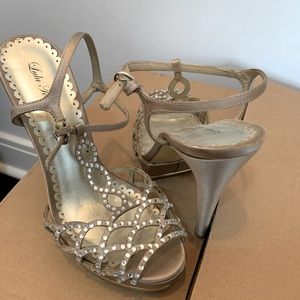 Lulu Townsend rhinestone stiletto heels